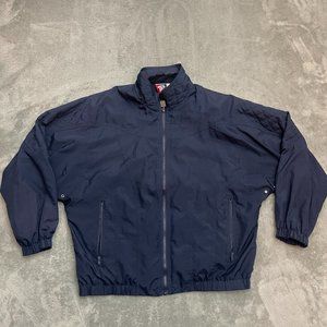 Vintage Tail Golf Full Zip Windbreaker Jacket Size XS Navy Blue